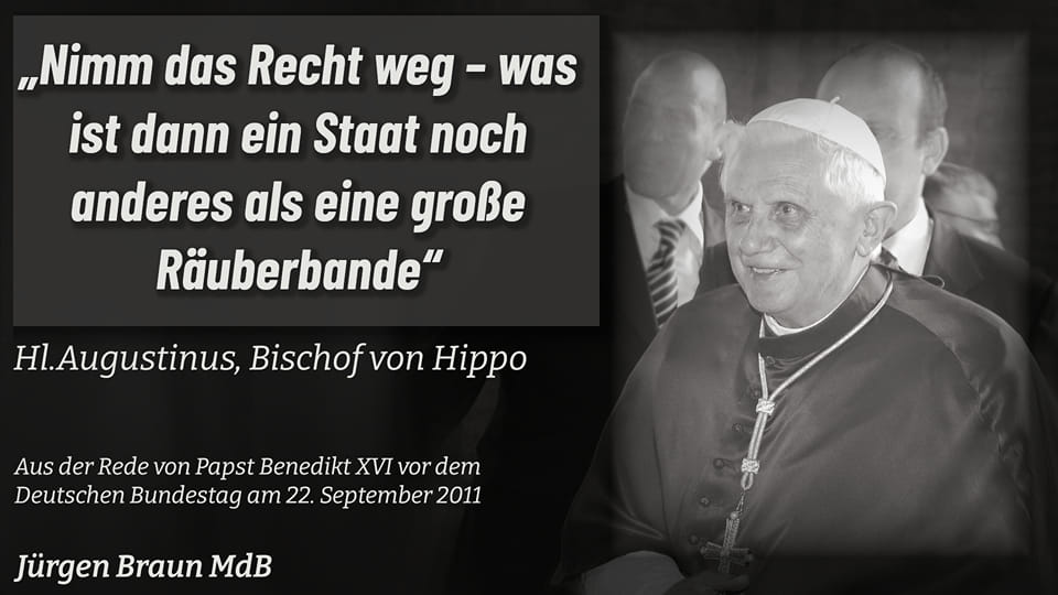 Zum Tod von Papst Benedikt