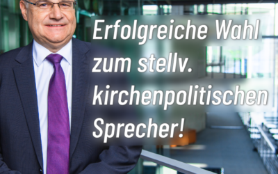 Wahl zum stellv. kirchenpolitischen Sprecher