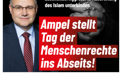 Ampel stellt Tag der Menschenrechte ins Abseits!